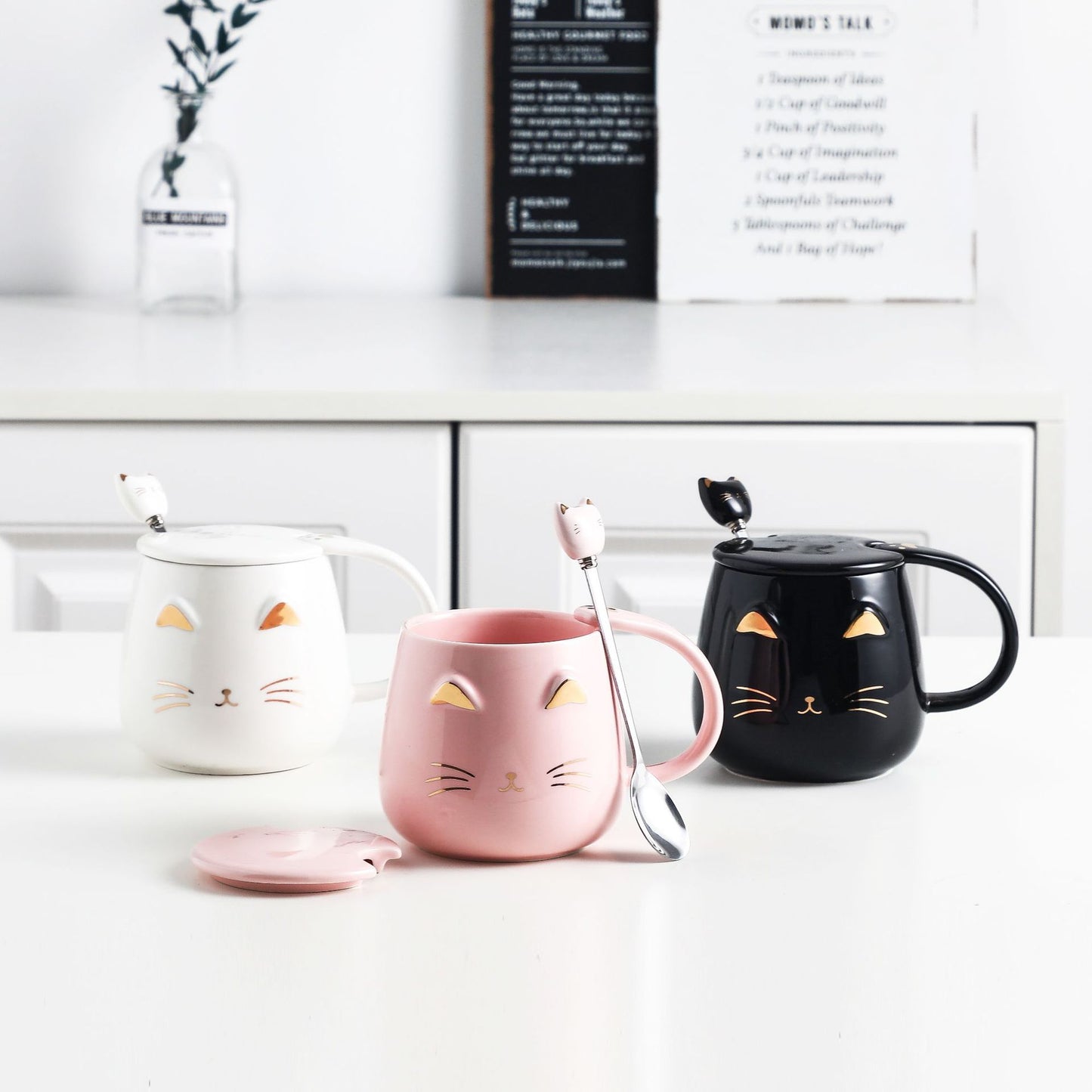 Cute Department Office Creative Mark Ceramic Cup